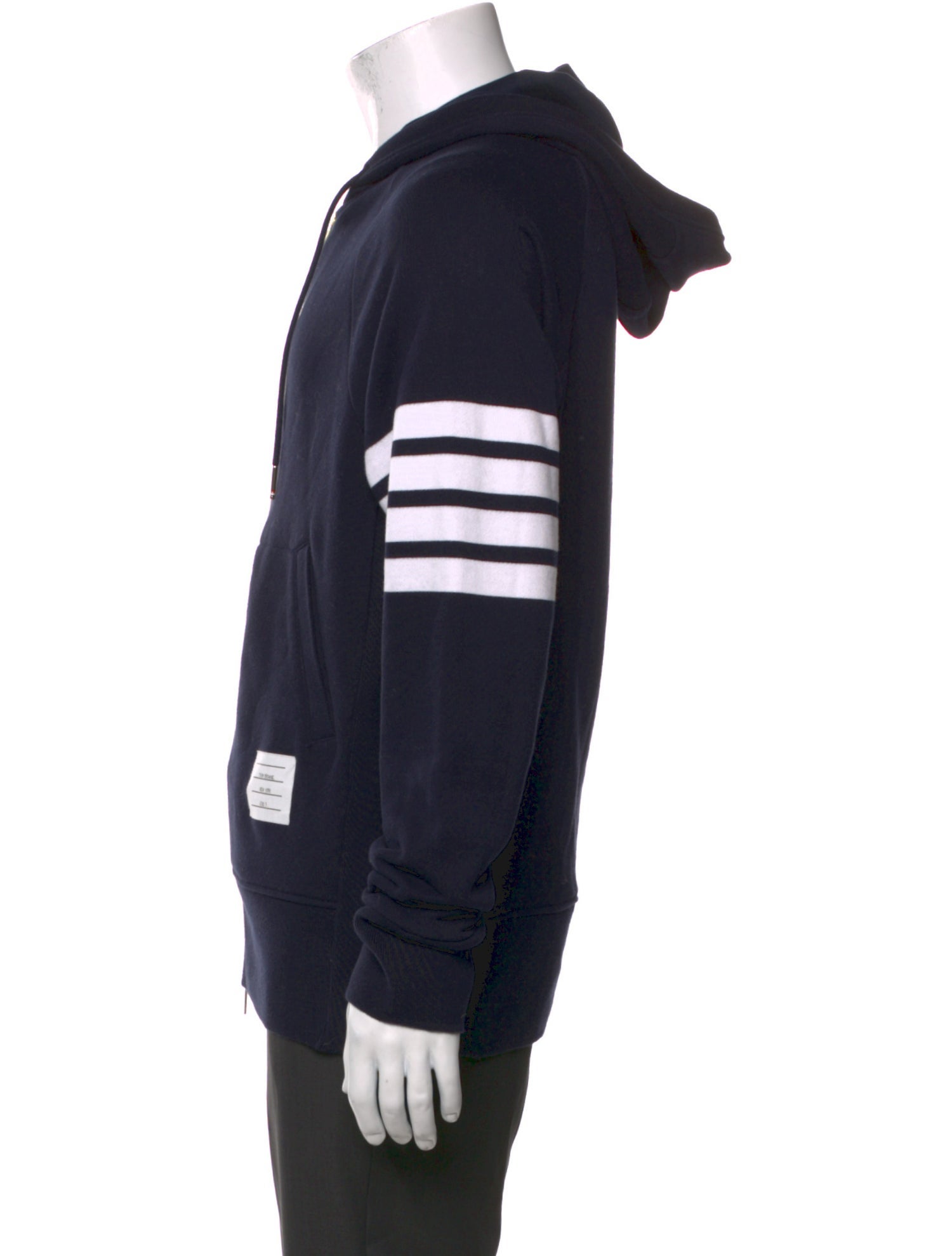 Thom Browne Striped Crew Neck Hoodie