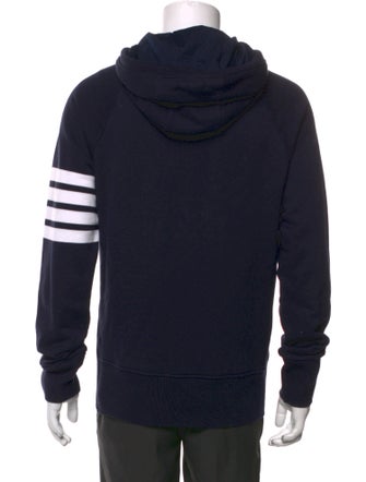 Thom Browne Striped Crew Neck Hoodie
