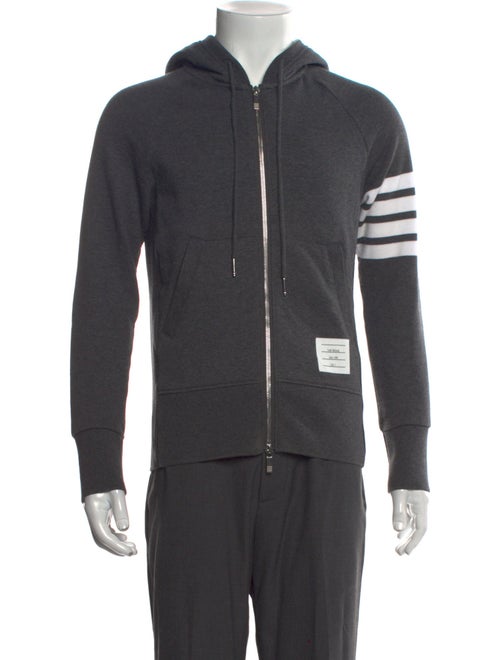 Thom Browne 4-Bar Striped Hoodie