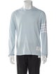 Thom Browne 4-Bar Jersey Long Sleeve Crew Neck T-Shirt