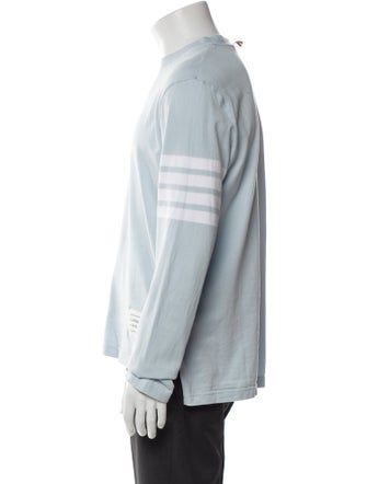 Thom Browne 4-Bar Jersey Long Sleeve Crew Neck T-Shirt