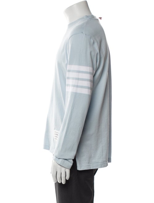 Thom Browne 4-Bar Jersey Long Sleeve Crew Neck T-Shirt