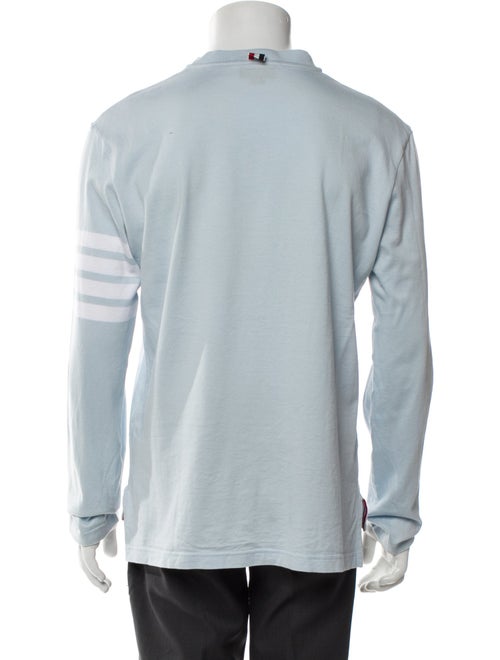 Thom Browne 4-Bar Jersey Long Sleeve Crew Neck T-Shirt