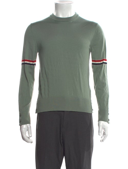 Thom Browne Virgin Wool Striped Pullover