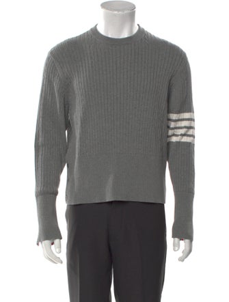 Thom Browne Striped Crew Neck Pullover