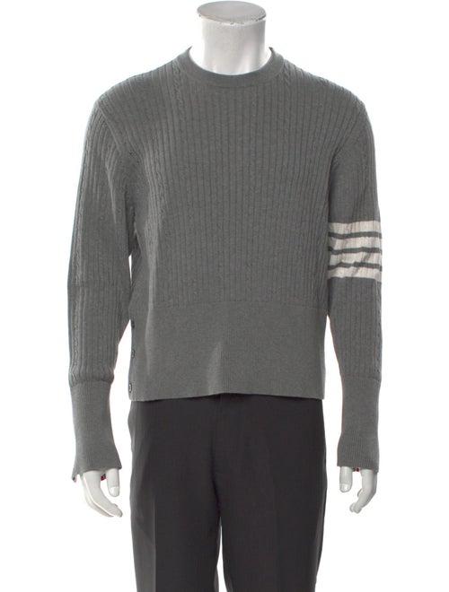 Thom Browne Striped Crew Neck Pullover