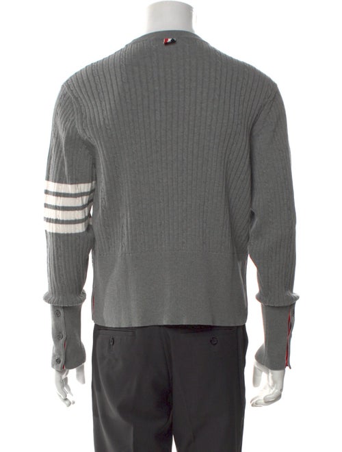 Thom Browne Striped Crew Neck Pullover