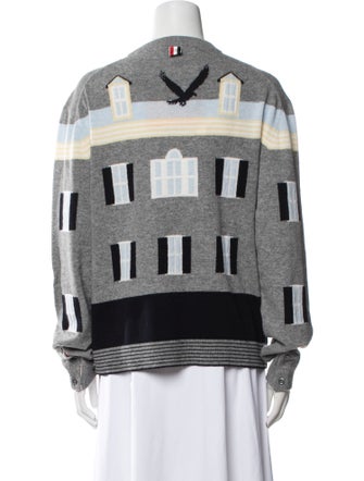 Thom Browne house Virgin Wool Sweater
