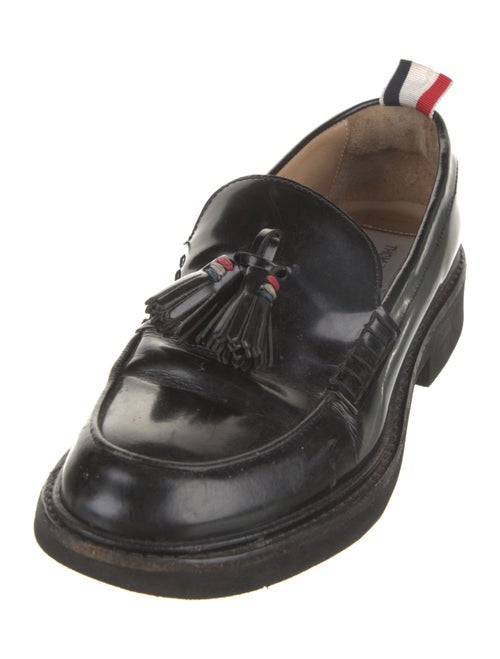 Thom Browne Leather Tassel Accents Loafers