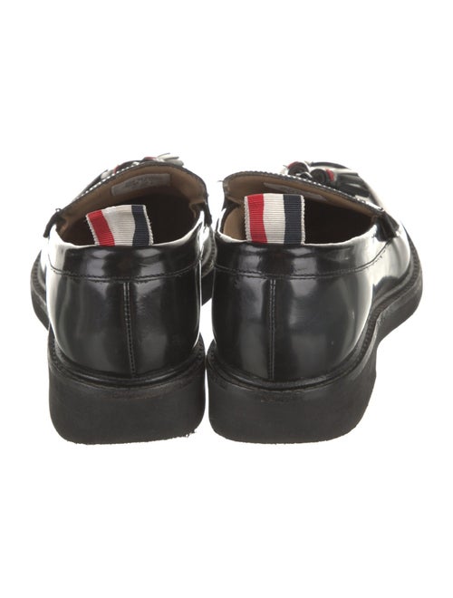 Thom Browne Leather Tassel Accents Loafers