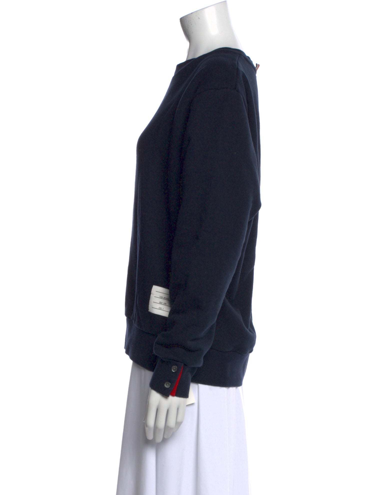 Thom Browne Crew Neck Long Sleeve Sweatshirt