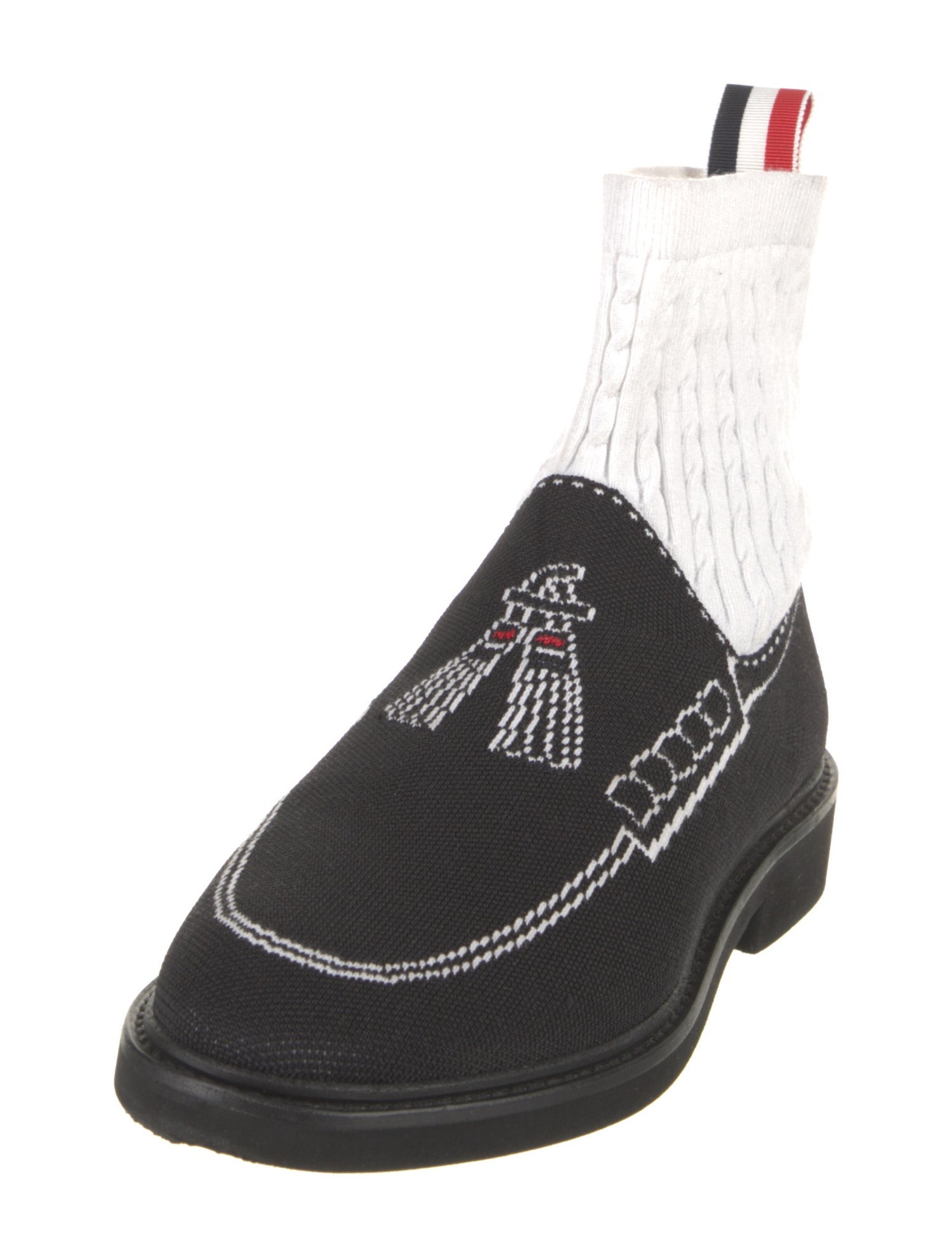 Thom Browne Patterned Sock Boots
