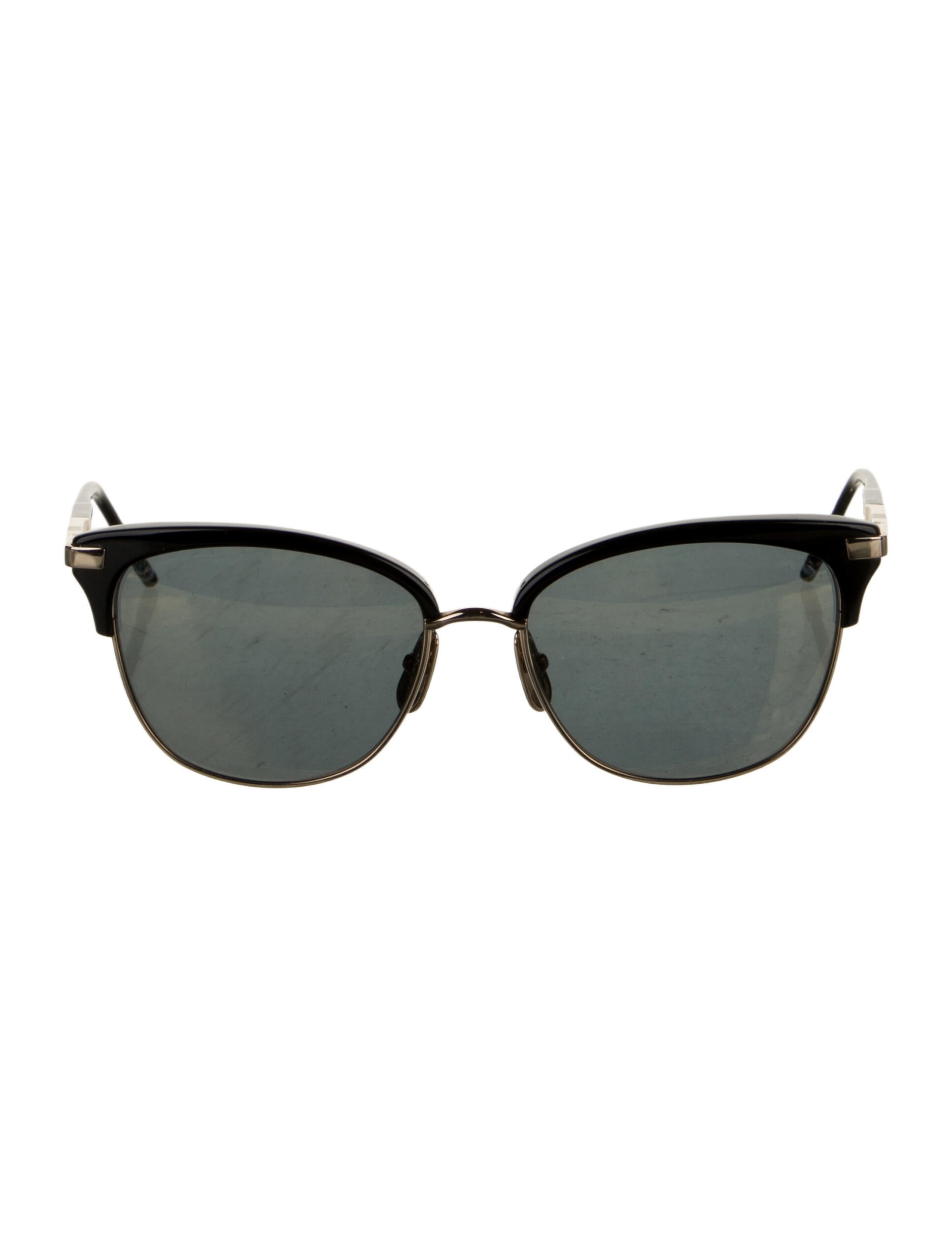 Thom Browne Wayfarer Mirrored Sunglasses