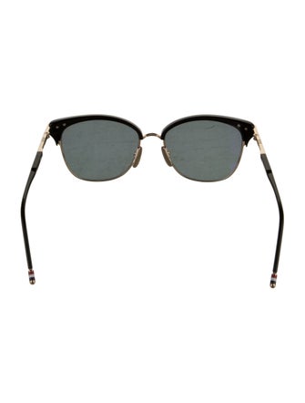 Thom Browne Wayfarer Mirrored Sunglasses