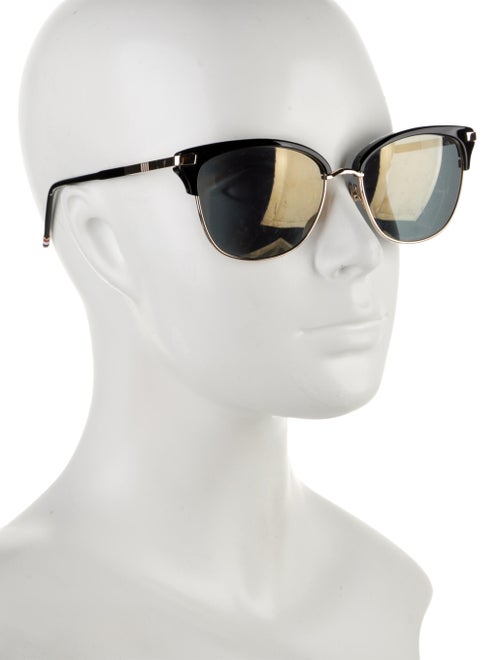 Thom Browne Wayfarer Mirrored Sunglasses