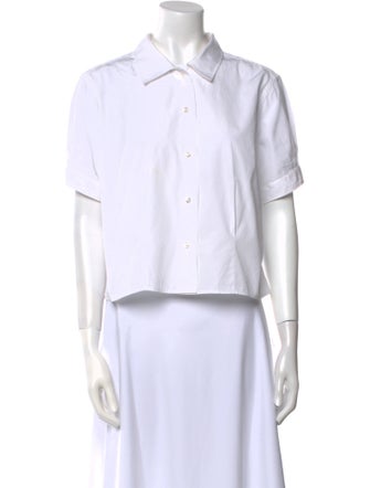 Thom Browne Short Sleeve Button-Up Top