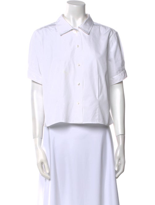 Thom Browne Short Sleeve Button-Up Top
