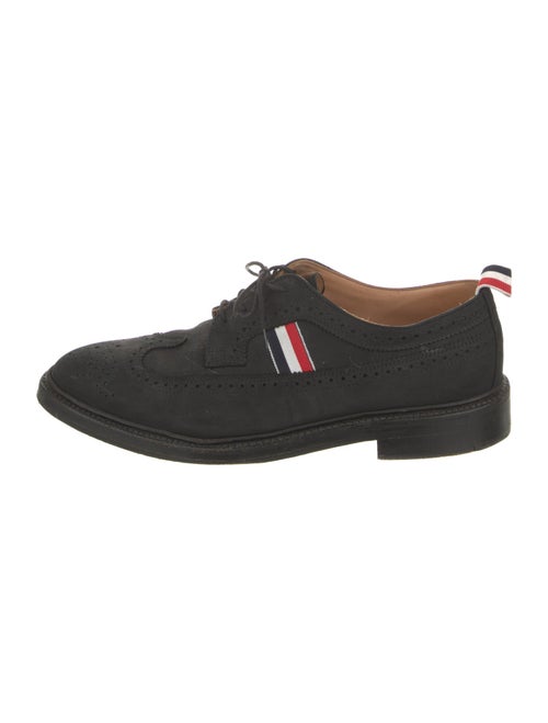 Thom Browne Nubuck Striped Brogues