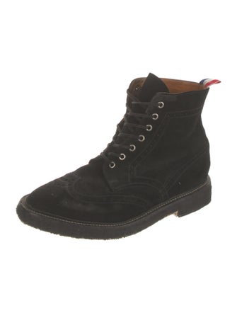Thom Browne Suede Lace-Up Boots