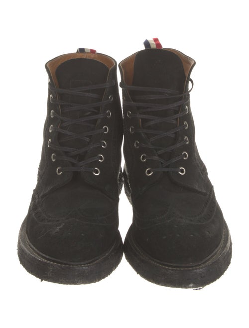 Thom Browne Suede Lace-Up Boots