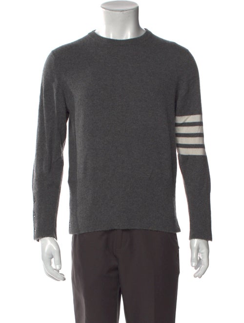 Thom Browne 4 Bar Stripe Cashmere Pullover