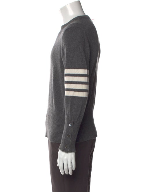 Thom Browne 4 Bar Stripe Cashmere Pullover