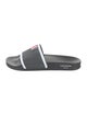 Thom Browne Rubber Colorblock Pattern Slides