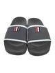Thom Browne Rubber Colorblock Pattern Slides