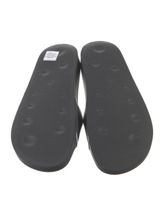 Thom Browne Rubber Colorblock Pattern Slides