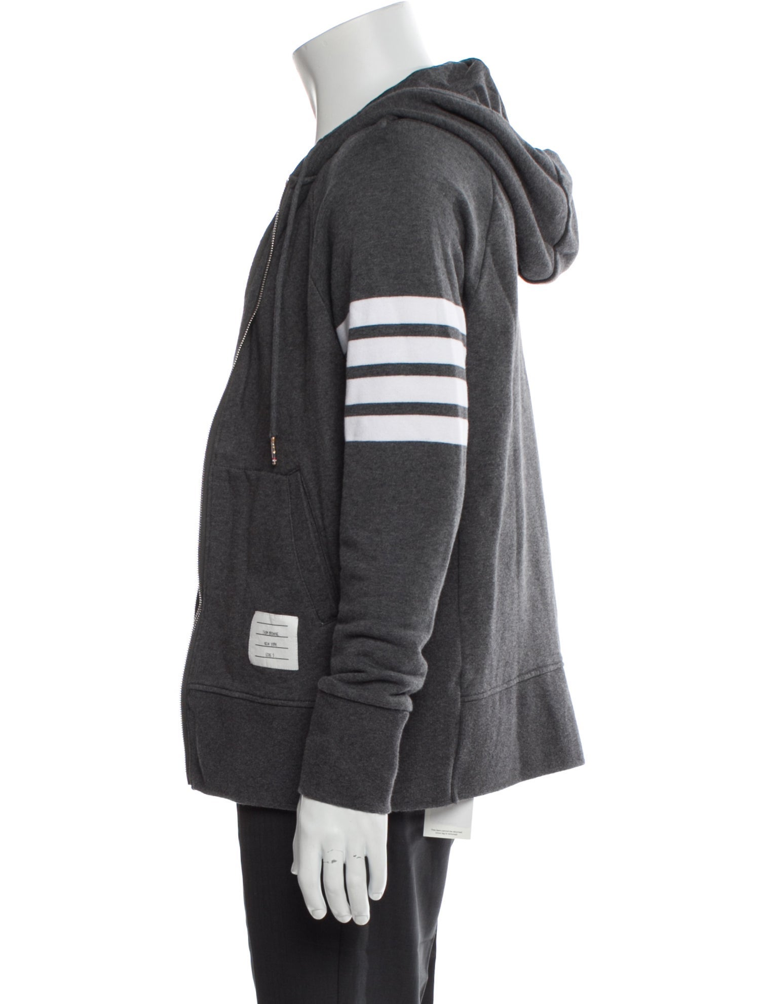 Thom Browne Striped Crew Neck Hoodie