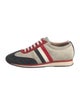 Thom Browne Suede Colorblock Pattern Sneakers