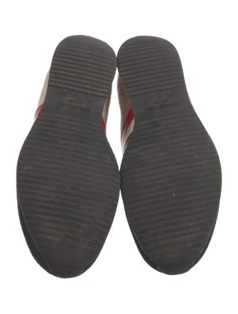 Thom Browne Suede Colorblock Pattern Sneakers