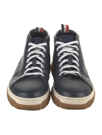 Thom Browne Leather Lace-Up Boots