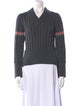 Thom Browne Virgin Wool Striped Sweater