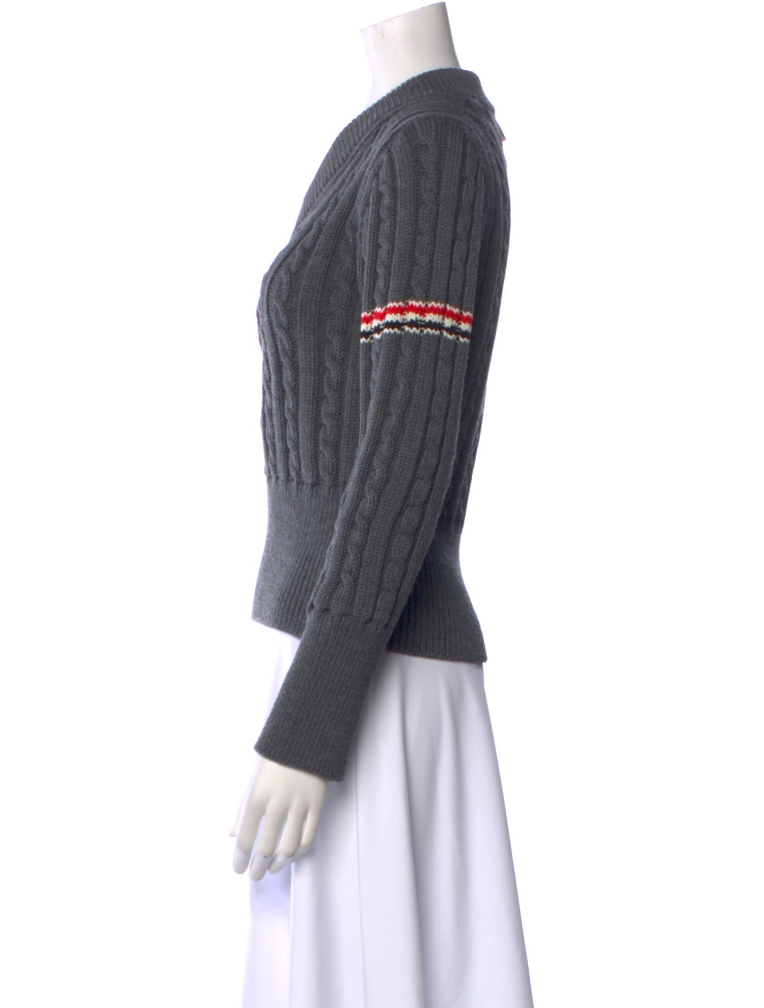 Thom Browne Virgin Wool Striped Sweater