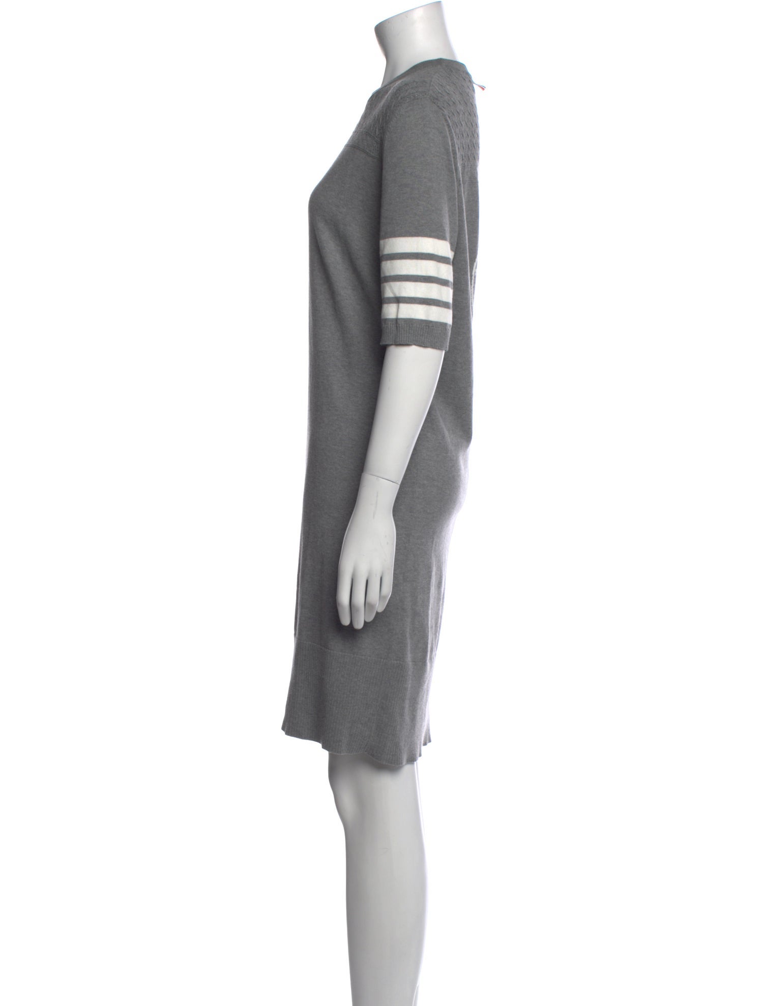 Thom Browne Crew Neck Mini Dress