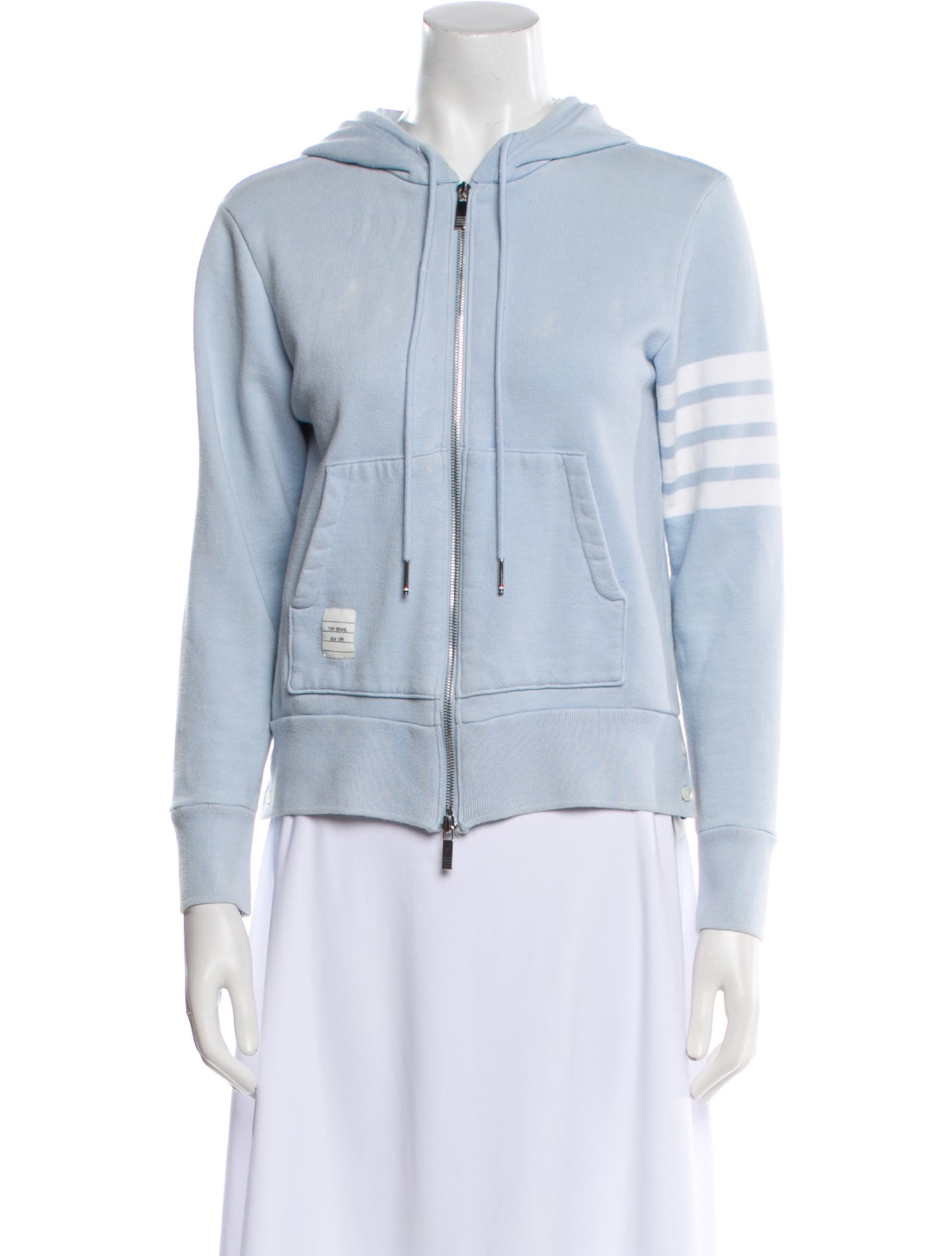 Thom Browne 4-Bar Mock Neck Sweatshirt