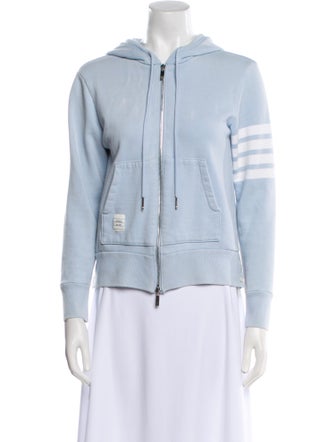 Thom Browne 4-Bar Mock Neck Sweatshirt