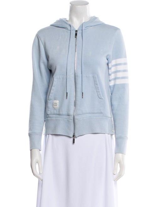 Thom Browne 4-Bar Mock Neck Sweatshirt