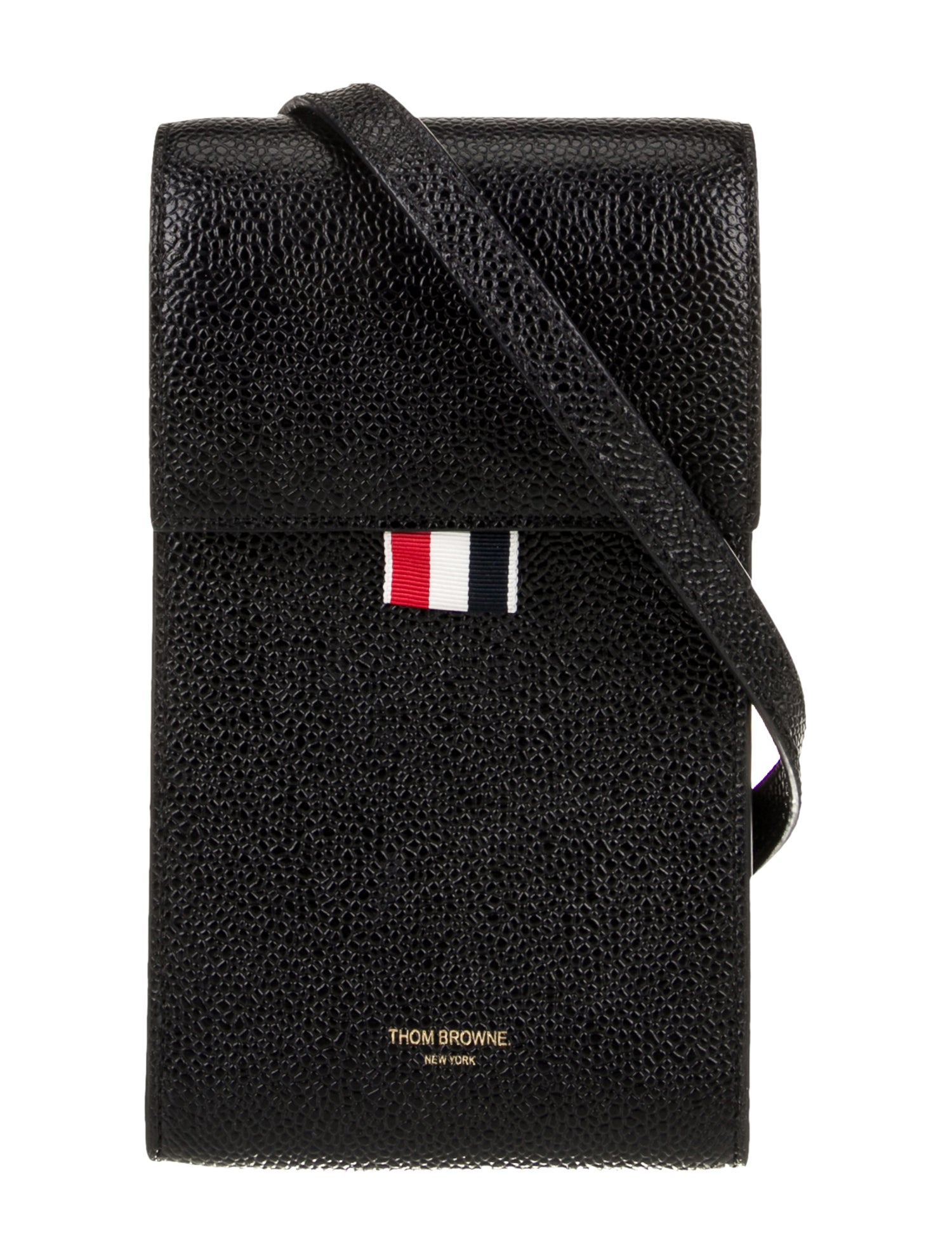 Thom Browne Leather Messenger Bag
