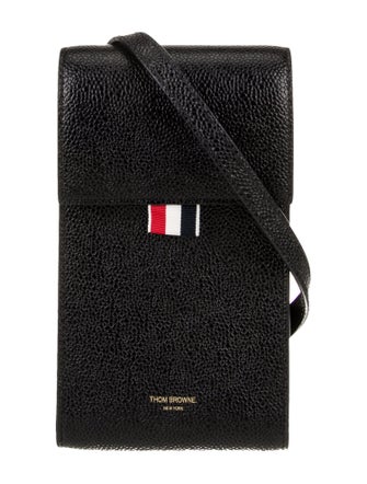 Thom Browne Leather Messenger Bag