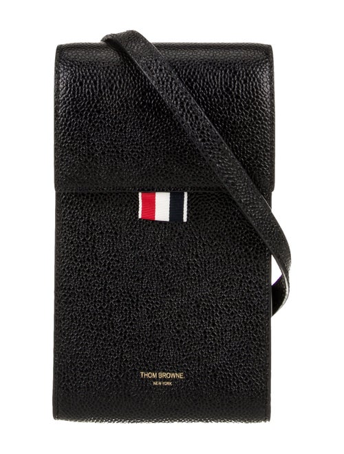 Thom Browne Leather Messenger Bag