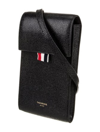 Thom Browne Leather Messenger Bag