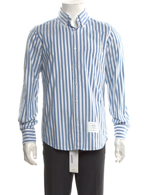 Thom Browne Striped Long Sleeve Shirt