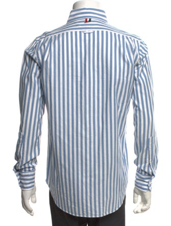 Thom Browne Striped Long Sleeve Shirt