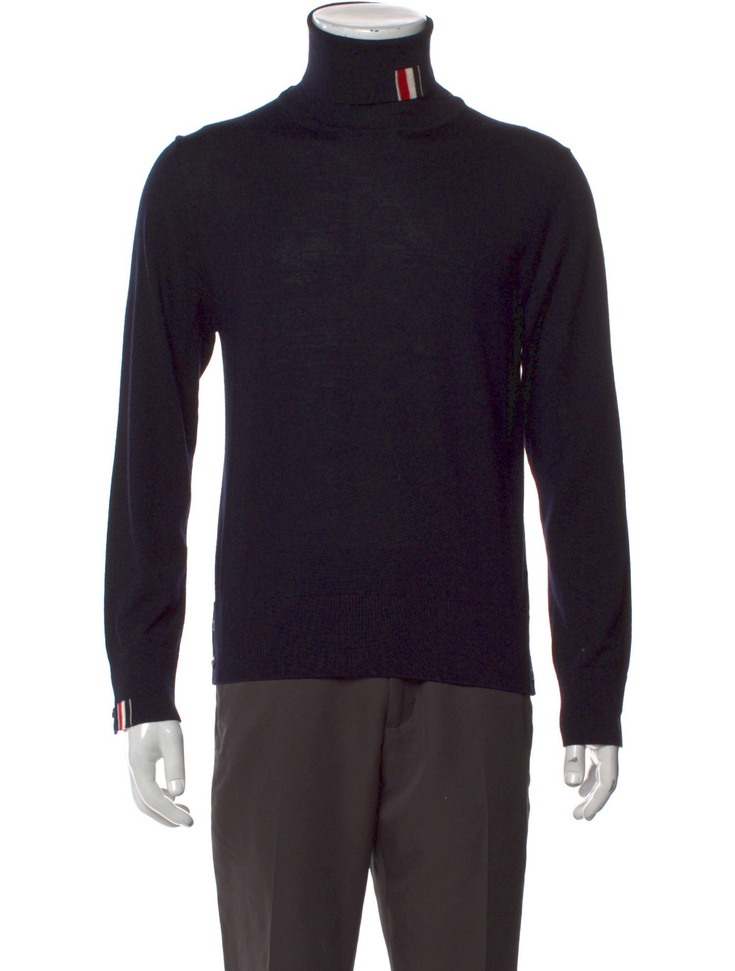 Thom Browne Virgin Wool Turtleneck Pullover