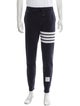 Thom Browne 4-Bar Striped Lounge Bottoms
