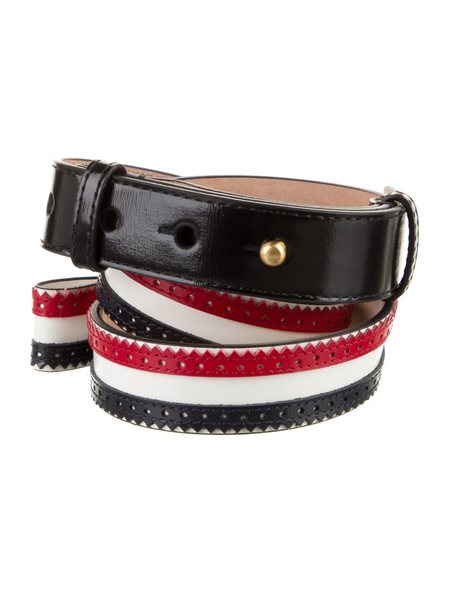 Thom Browne Skinny Leather Belt