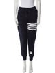 Thom Browne Striped Grosgrain Trim Sweatpants