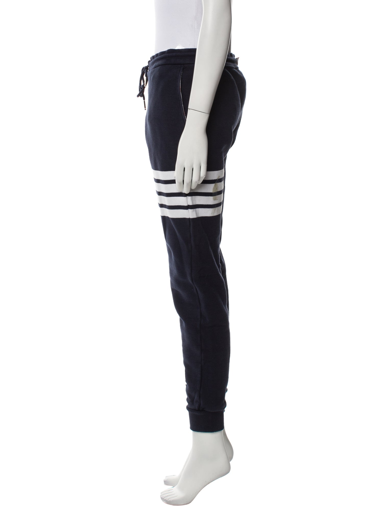 Thom Browne Striped Grosgrain Trim Sweatpants